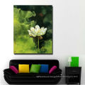 Stretched Flower Painting Art Print On Canvas For Living Room Decor